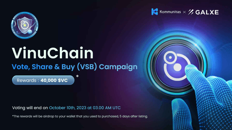 VinuChain Vote, Share and Buy Competititon