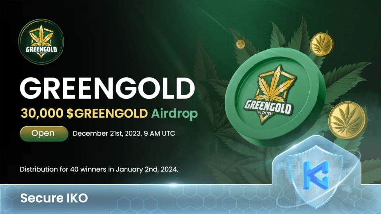 GREENGOLD Airdrop Giveaway