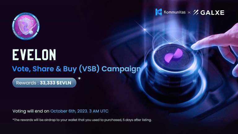 Evelon Vote, Share, and Buy Campaign