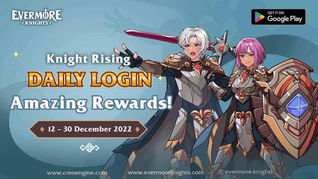 Knight Rising: Daily Login for Amazing Rewards!
