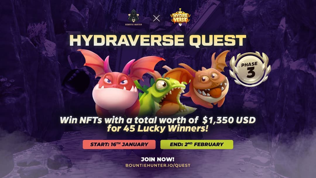 Bountie Hunter x Hydraverse Quest
