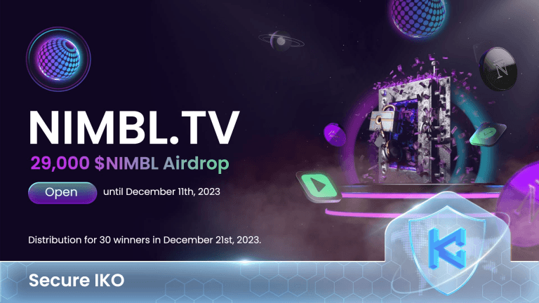 NIMBL TV Airdrop Giveaway