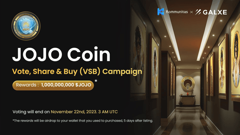 JoJo Meme Token VSB Campaign