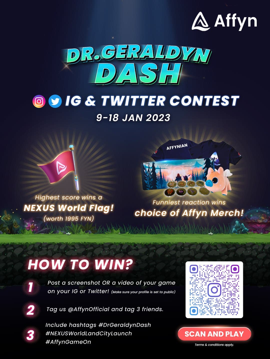 Dr. Geraldyn Dash: IG and Twitter Contest