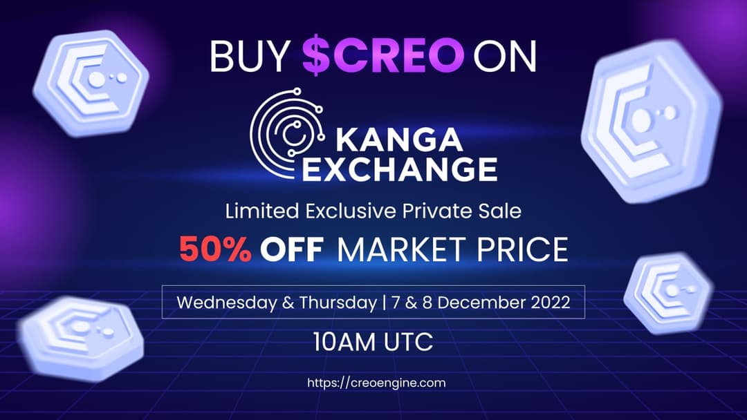 CREO ENGINE ON KANGA EXCHANGE