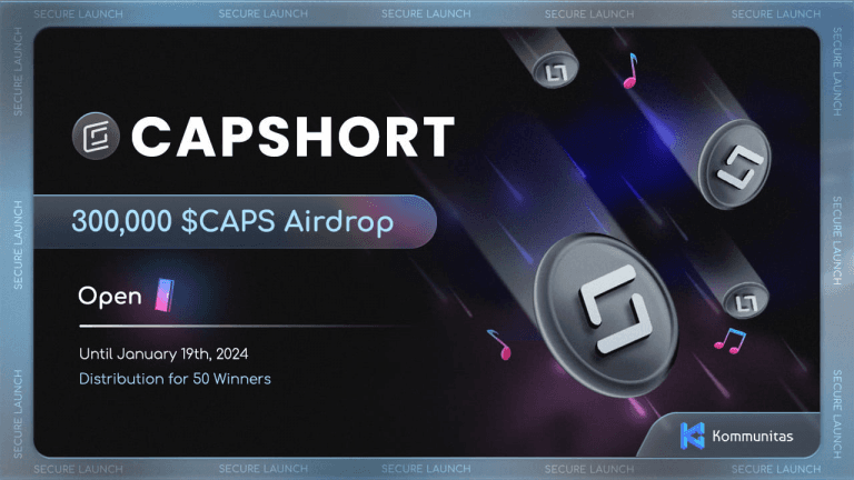 Capshort Airdrop Giveaway