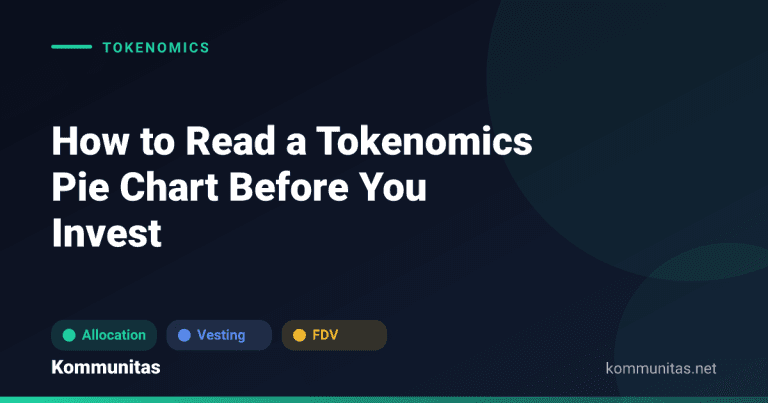 How to Read a Tokenomics Pie Chart Before You Invest in an IDO
